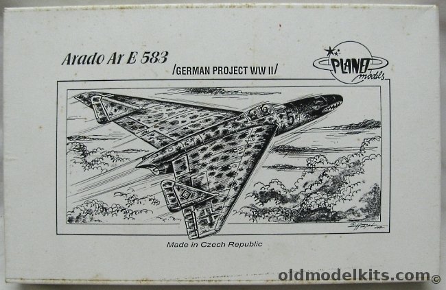 Planet Models 1/72 Arado Ar-E583 - Luftwaffe (Ar E 583), 032 plastic model kit